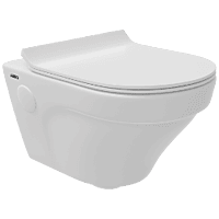 WHC-27321PP Lexus Rimless Wall Hung Closet With Soft Close Seat Cover, Hinges, Accessories Set