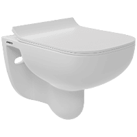 WHC-28121PP Inox Washdown Wall Hung Closet With Soft Close Seat Cover, Hinges, Accessories Set