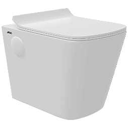 WHC-29321PP Lavish Rimless Wall Hung Closet With Soft Close Seat Cover, Hinges, Accessories Set