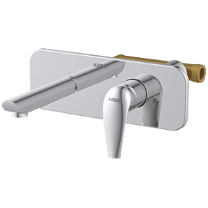 CM-2529 Concealed Body For Single Lever Basin Mixer Wall Mounted With Exposed Part Kit, Consisting Of Operative Lever, Basin Spout & Wall Flange