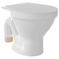 EWC-22111PP Apple EWC S Trap With Normal Close Seat Cover, Hinges, Fixing Accessories