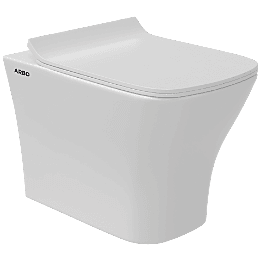 EWC-25111PP Cosmo Washdown EWC S Trap (4" Trap) With Gasket And Installation Kit With Normal Close Seat Cover, Hinges, Fixing Accessories