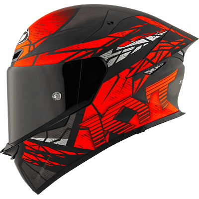 KYT TT-REVO Combustion Matt Red