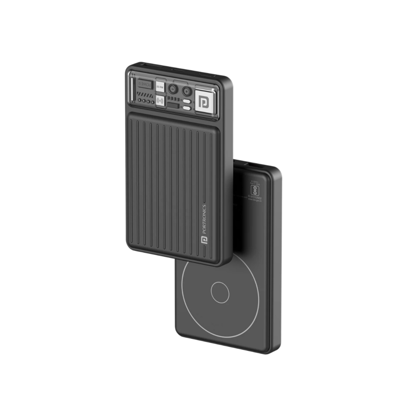 LUXCELL Wireless Mini Power Bank Black