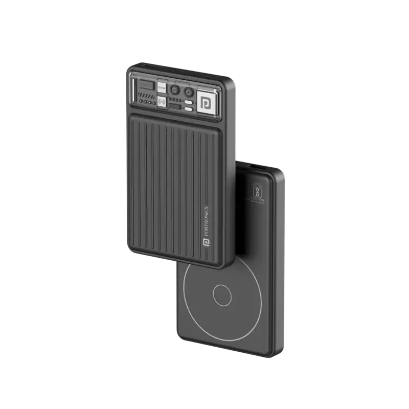 LUXCELL Wireless Mini Power Bank Black