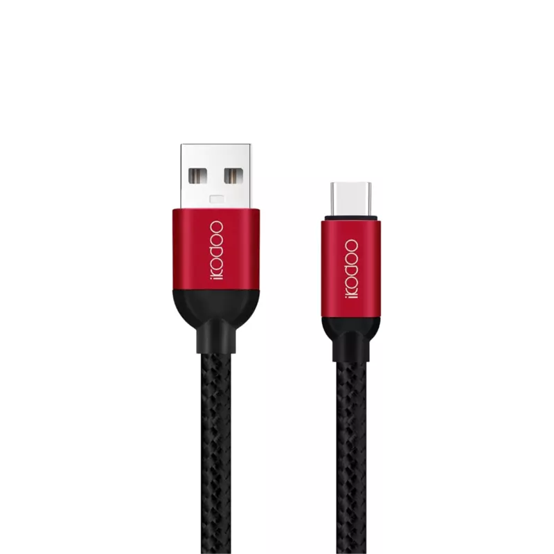 IKODOO USB to Type C Cable Unbreakable 45W / 3A Fast Charging Braided Cable