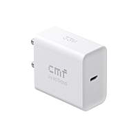 CMF by Nothing 33 W Quick Charge 3 A Wall Charger for Mobile (White)