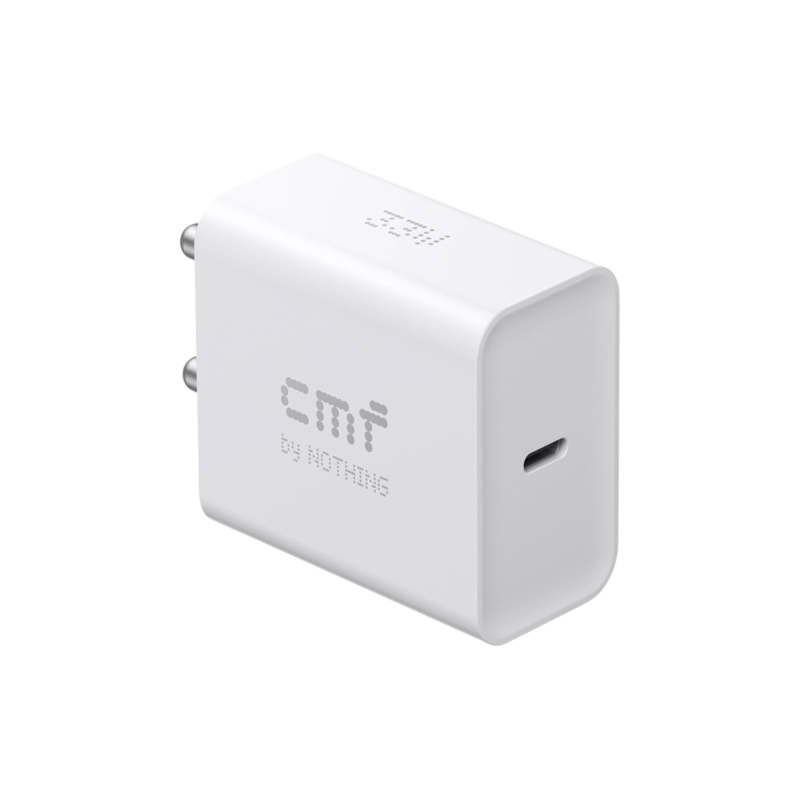 CMF by Nothing 33 W Quick Charge 3 A Wall Charger for Mobile (White)