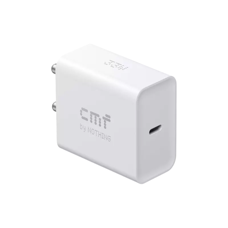 CMF by Nothing 33 W Quick Charge 3 A Wall Charger for Mobile (White)