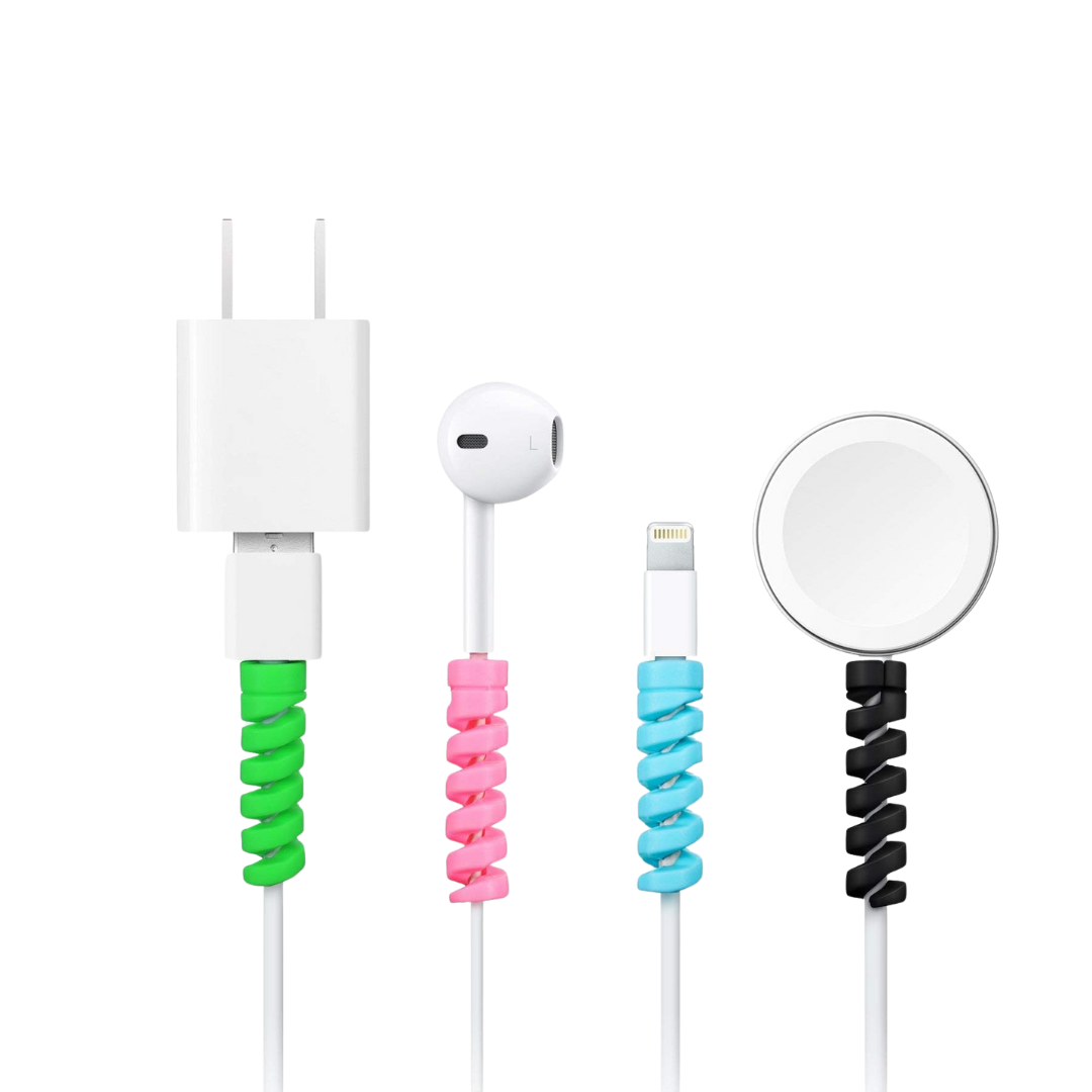 Spiral Charger Cable Protector for All Earphone & Cable Cover