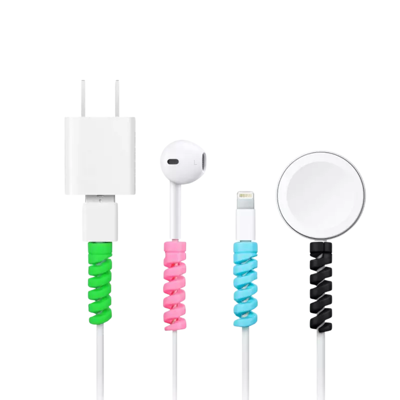 Spiral Charger Cable Protector for All  Earphone & Cable Cover