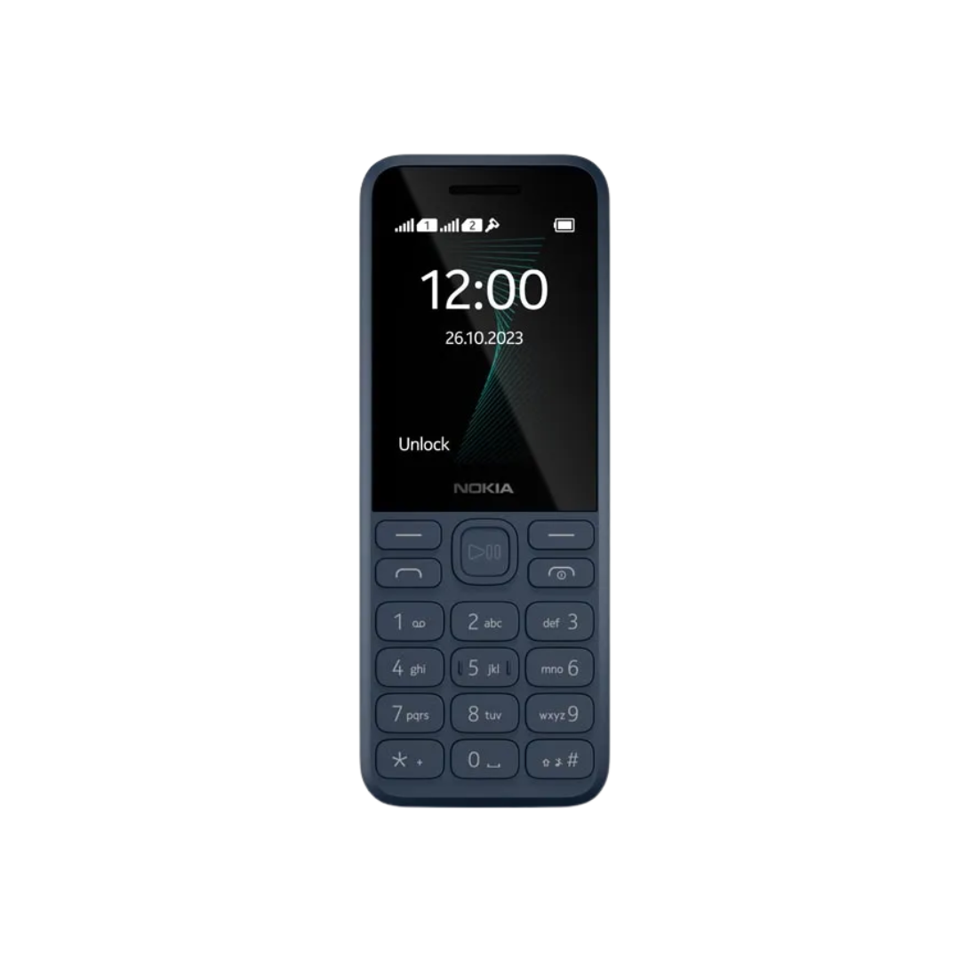 Nokia 130 Music Dual Sim (Dark Black) with Charger