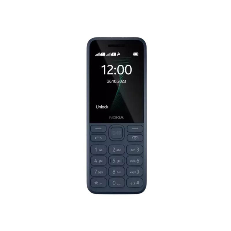 Nokia 130 Music Dual Sim (Dark Black) with Charger