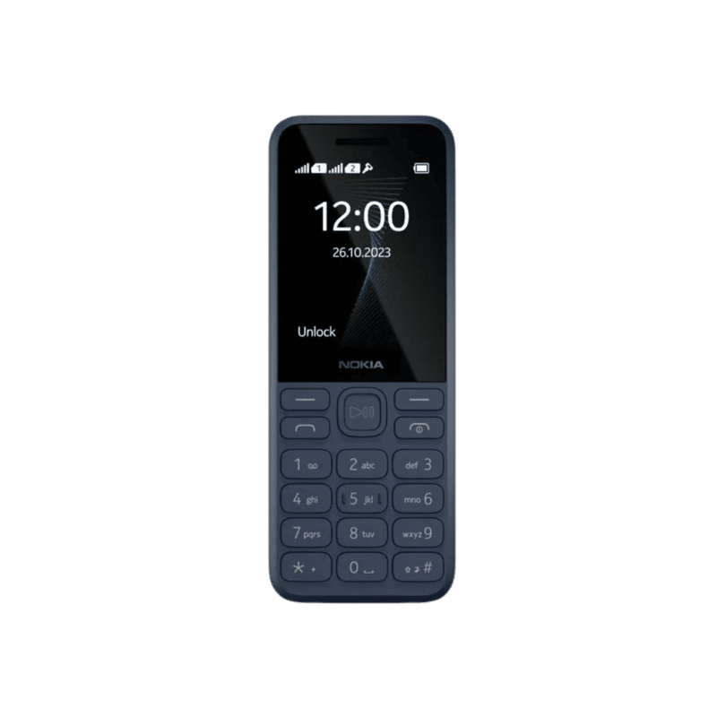 Nokia 130 Music Dual Sim (Dark Black) with Charger