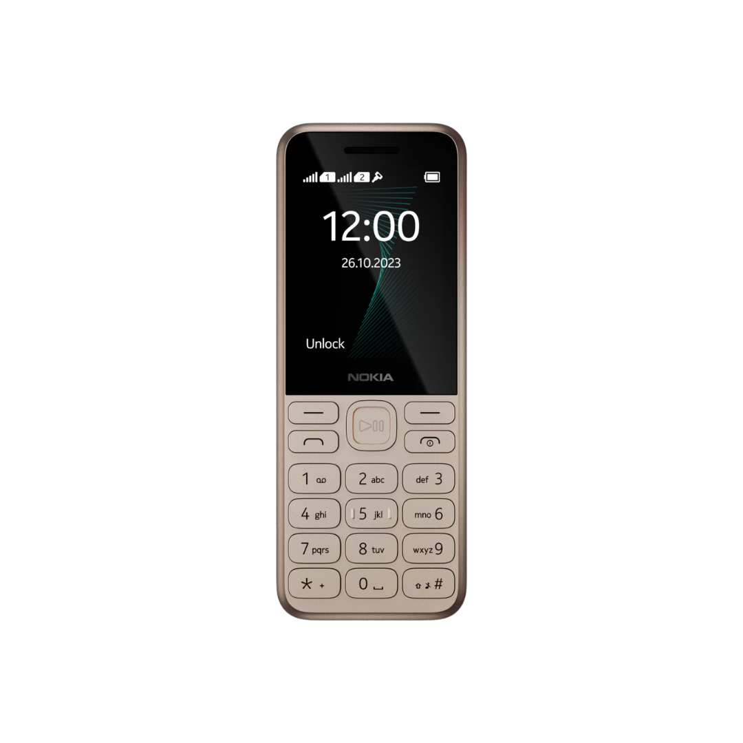 Nokia 130 Music Dual Sim (Light Gold) with Charger