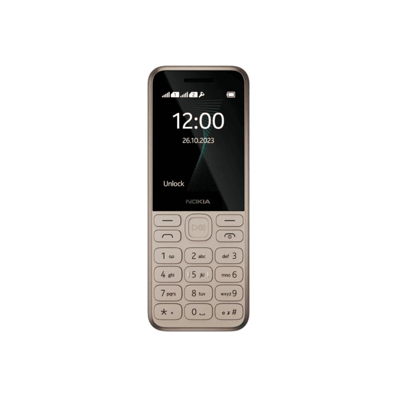 Nokia 130 Music Dual Sim (Light Gold) with Charger