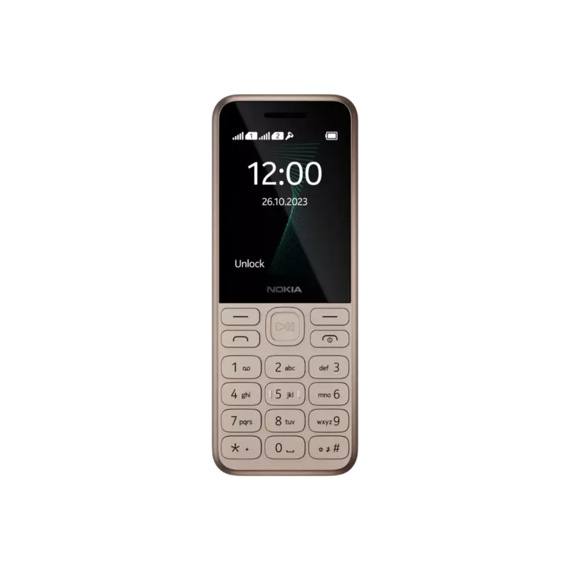 Nokia 130 Music Dual Sim (Light Gold) with Charger