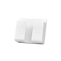 Wall Mounted Mobile Holder Storage Case for Mobile(8.5 cm X 10 cm, White)