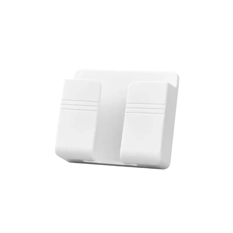 Wall Mounted Mobile Holder Storage Case for Mobile(8.5 cm X 10 cm, White)