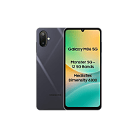 SAMSUNG M06 5G (Blazing Black, 128 GB)  (6 GB RAM)