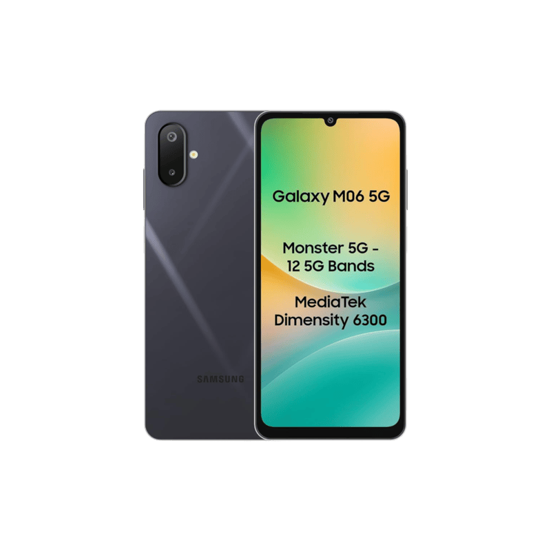 SAMSUNG M06 5G (Blazing Black, 128 GB)  (6 GB RAM)