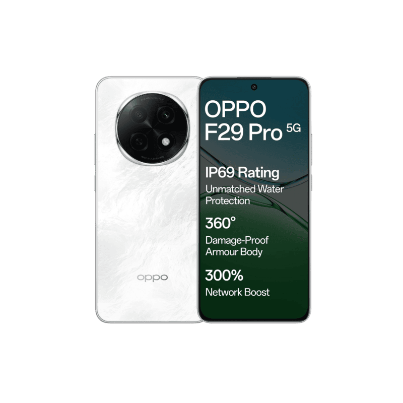 OPPO F29 Pro 5G (Marble White, 128 GB)  (8 GB RAM)