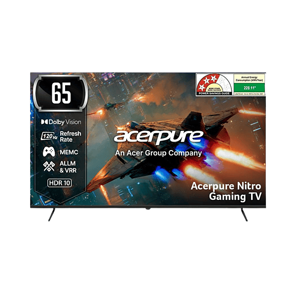 Acerpure Nitro 164 cm (65 inch) QLED Ultra HD (4K) Smart Google TV 2025 Edition