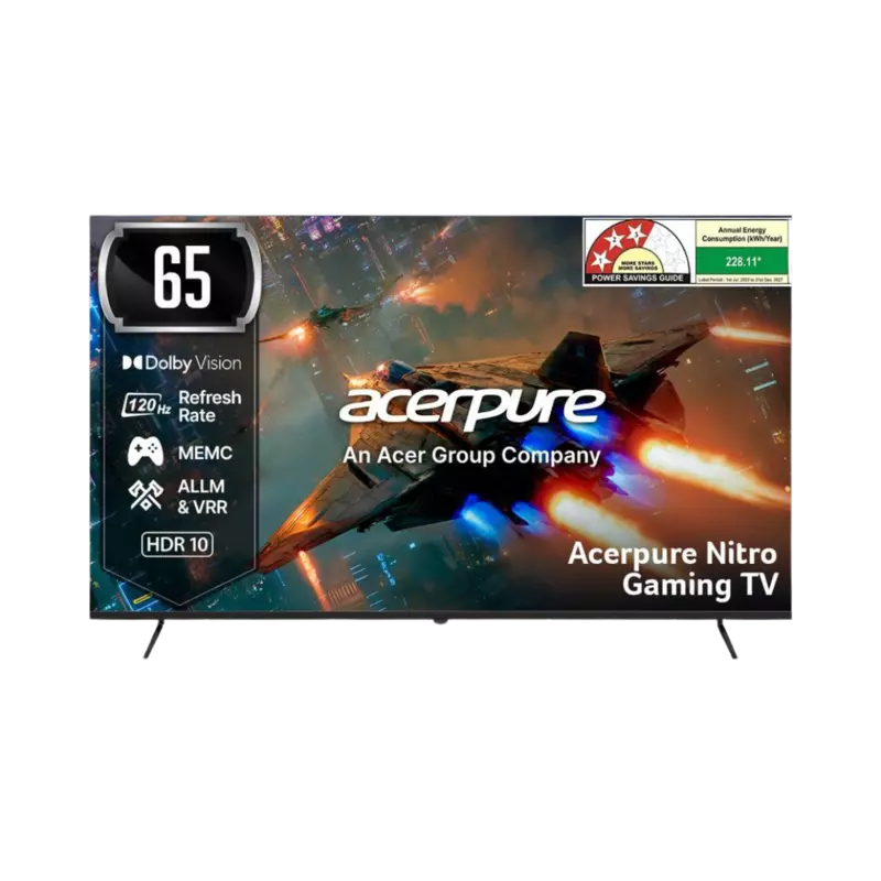 Acerpure Nitro 164 cm (65 inch) QLED Ultra HD (4K) Smart Google TV 2025 Edition