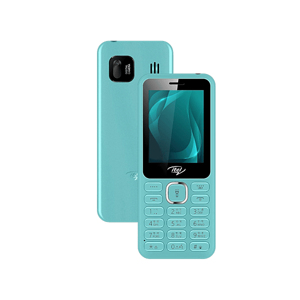 itel it5027 Keypad Mobile Phone with 2.4 inch Display Size |11mm Slim Body| 1200 mAh Battery| King Voice | Light Green