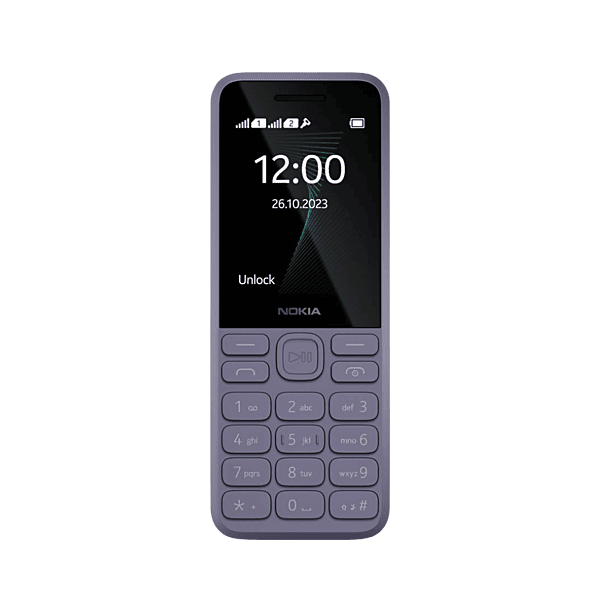 Nokia 130 Music Dual Sim (Purple) with charger
