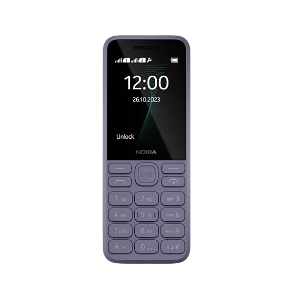 Nokia 130 Music Dual Sim (Purple) with charger