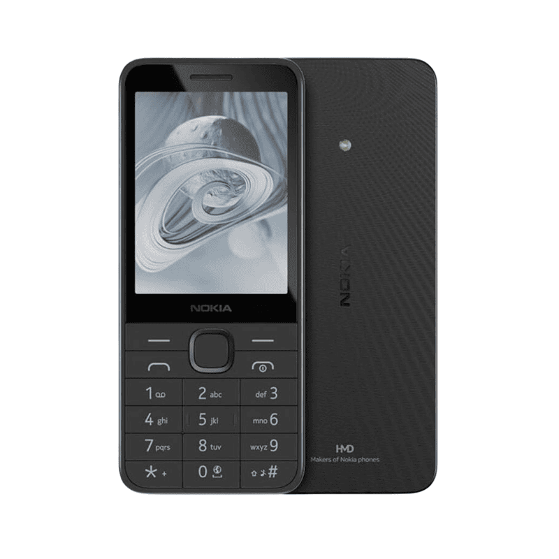 Nokia 220 4G Dual SIM Keypad Phone, Built-in UPI App, USB Type C  (Black)