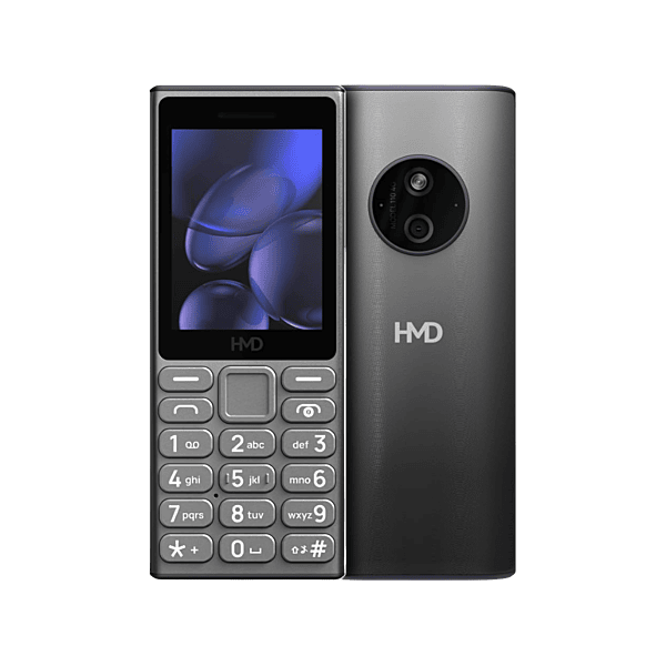 HMD 110 4G Dual Sim (Titanium) with charger