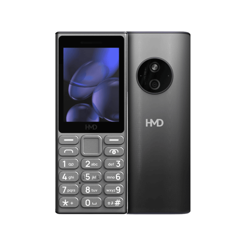 HMD 110 4G Dual Sim (Titanium) with charger