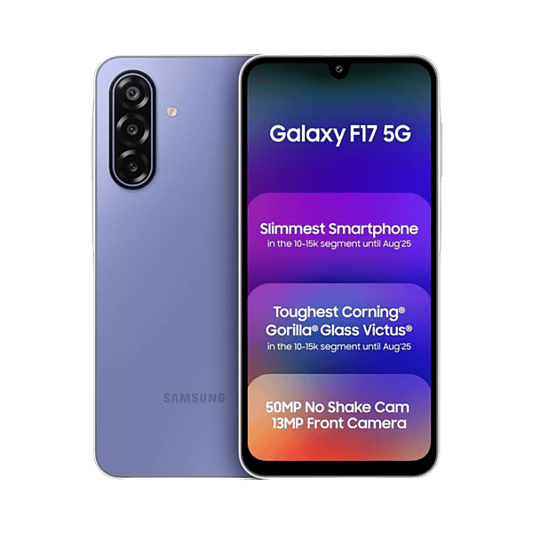 Samsung Galaxy F17 5G (Voilet Pop, 128 GB)  (4 GB RAM)