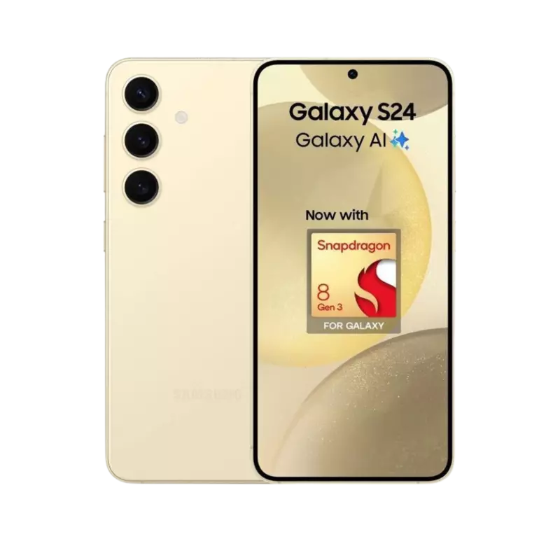 SAMSUNG Galaxy S24 5G (Amber Yellow, 256 GB) (8 GB RAM)