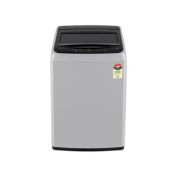 LG 7.5 Kg Top Load Washing Machine, Smart Inverter Motor, Middle Free Silver