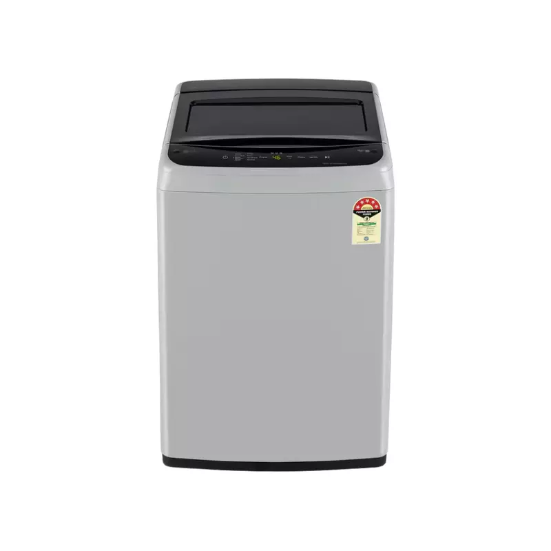 LG 7.5 Kg Top Load Washing Machine, Smart Inverter Motor, Middle Free Silver