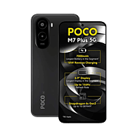 POCO M7 Plus 5G (Carbon Black, 128 GB)  (8 GB RAM)