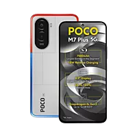 POCO M7 Plus 5G (Chrome Silver, 128 GB)  (8 GB RAM)