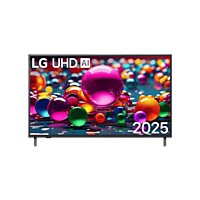 LG 43UA82506LA 108 cm (43) 4K UHD AI Smart TV with α7 AI Processor Gen8, Filmmaker Mode with Dolby Atmos, 2025