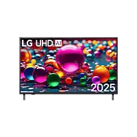 LG 43UA82506LA 108 cm (43) 4K UHD AI Smart TV with α7 AI Processor Gen8, Filmmaker Mode with Dolby Atmos, 2025