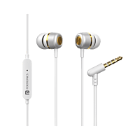 Portronics Coch 10 Wired  (White, In the Ear)