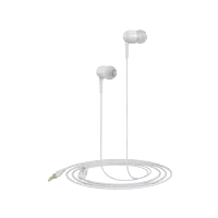 Portronics Conch 50 in-Ear Wired Earphone with Mic, 3.5mm Audio Jack(White)