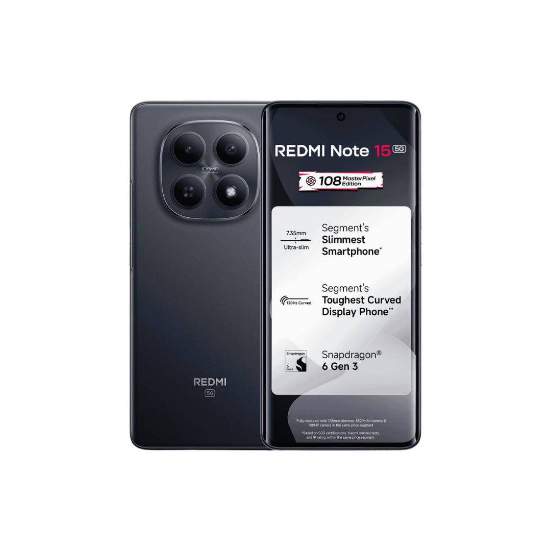 REDMI Note 15 5G (Black, 256 GB) (8 GB RAM)