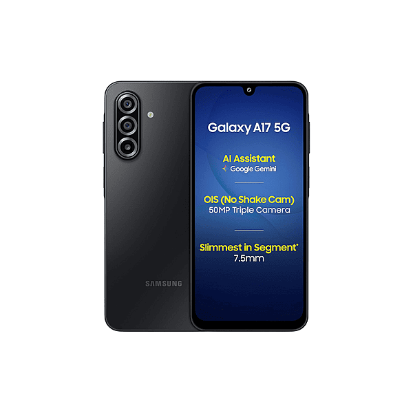 Samsung Galaxy A17 5G (Black, 128 GB) (8 GB RAM) (Without TA)