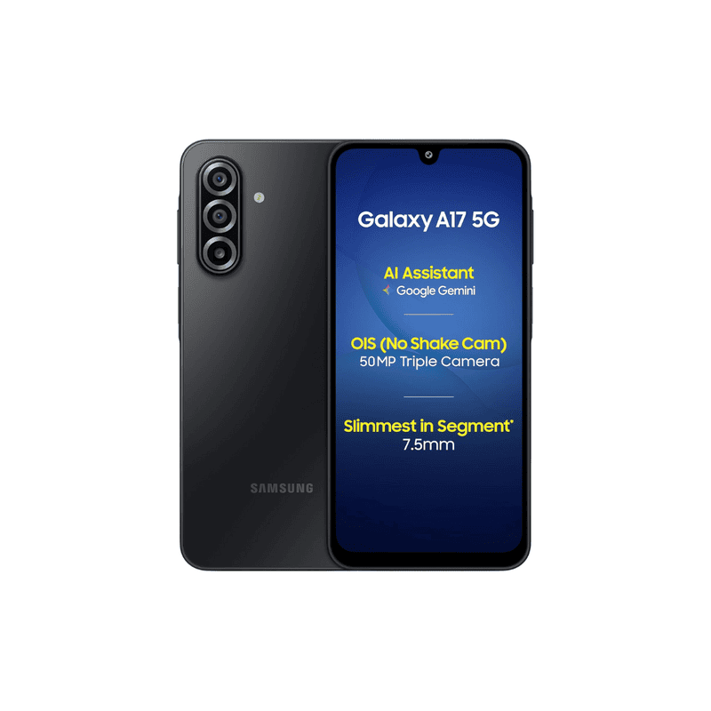 Samsung Galaxy A17 5G (Black, 128 GB) (8 GB RAM) (Without TA)