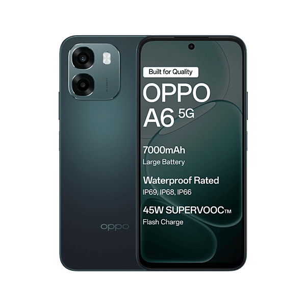 OPPO A6 5G (Sapphire Blue, 128GB) (6 GB RAM)