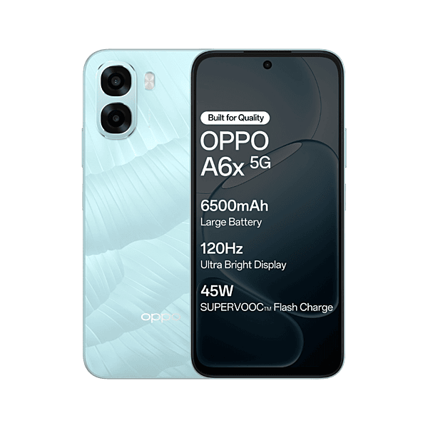 OPPO A6x 5G (Ice Blue, 64 GB) (4 GB RAM)