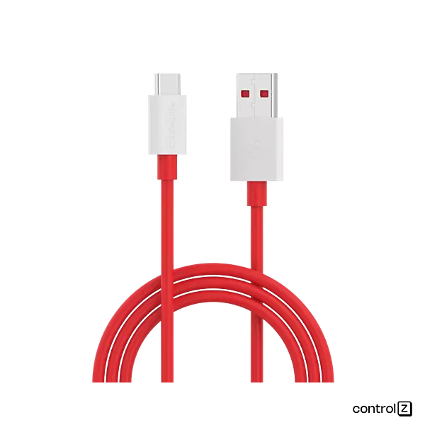 Portronics Konnect Dash Pro 80w Usb to Type C Charging Cable with 6amp Output, 480 Mbps Data Sync, 1m Length, Supports Fast (Red)